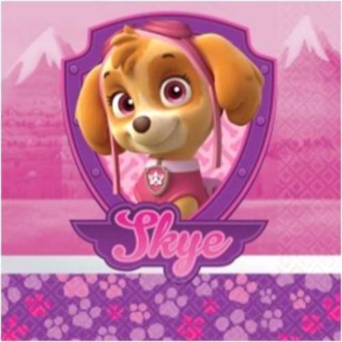 Paw Patrol Girls Edible Icing Image - Click Image to Close